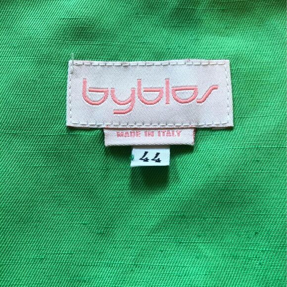 NWT Byblos Designer European Italian Made Green Crop Top Size 44 Medium 10 - Picture 7 of 10